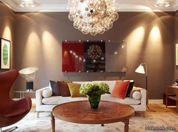 اتاق پذیرایی شیک و مدرن